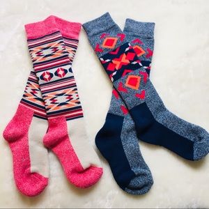 Girls’ Alpine Design Snow Sports Socks- 2 pairs